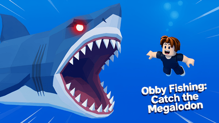 Pesca en Obby: captura el megalodón
